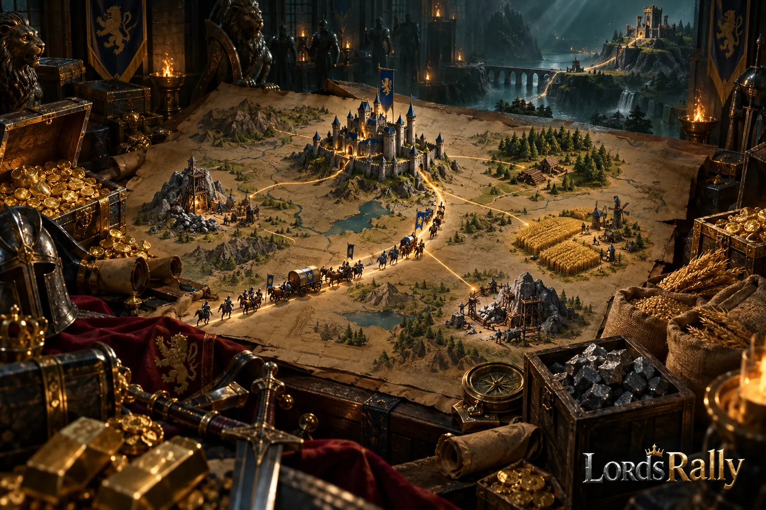 Lords Mobile Resource Gathering Guide: Tile Selection, March Time, and a Safe Economy Plan